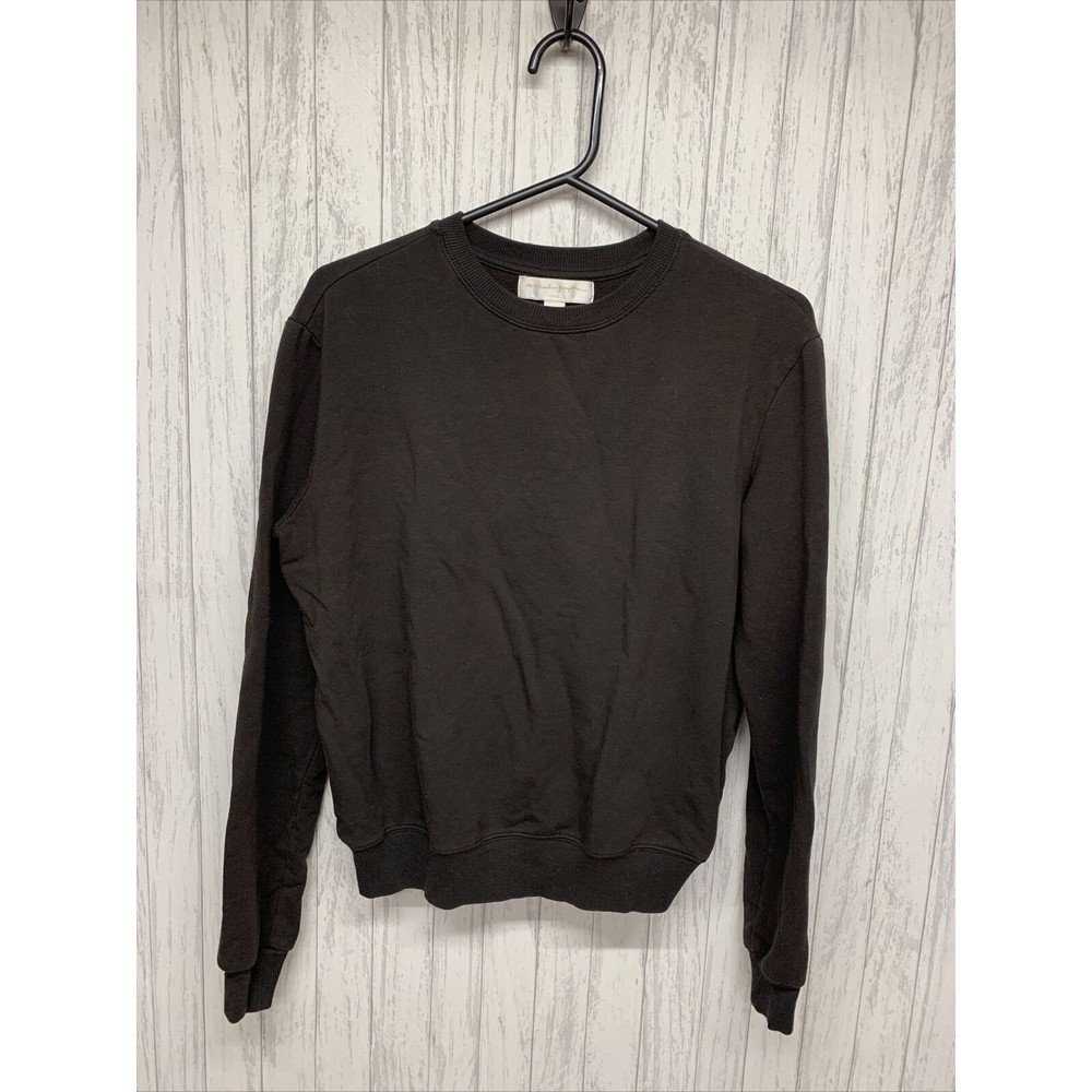 Womens Size S Spiritual Gangster Tulip Back Crewneck Dark Brown EUC